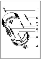 BPW Bremse -7 Explosionszeichnung