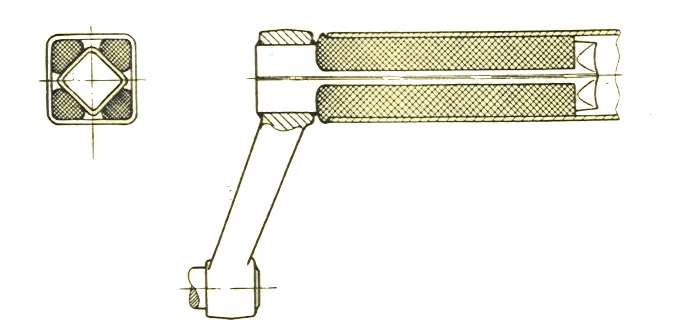 Aufbau Gummifederachse